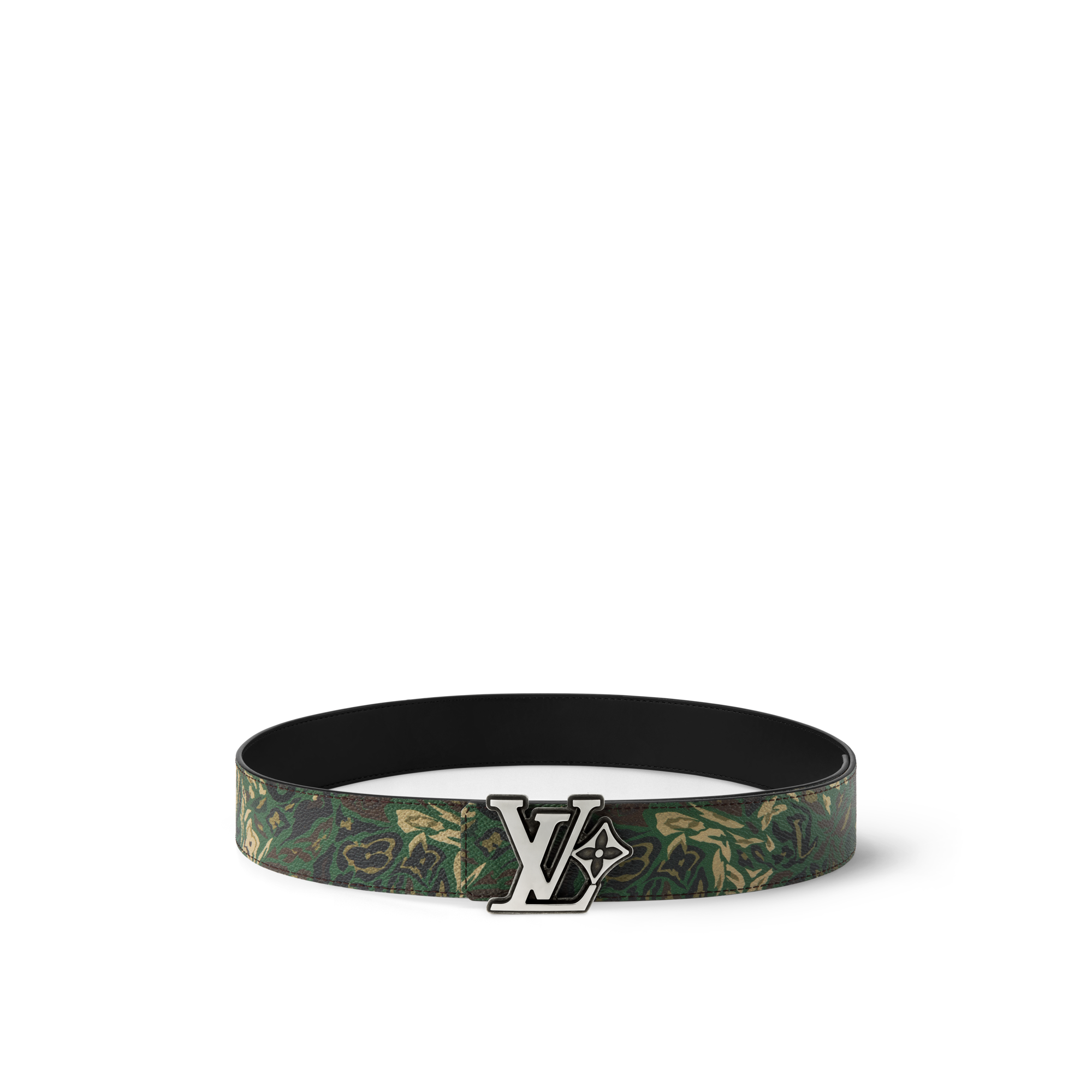 ベルト・LV フラワー カモフラージュ 40MM リバーシブル ｜ルイ